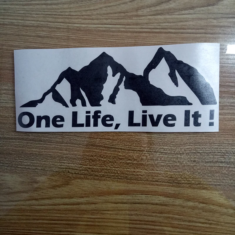 Offroad Car Stickers ONE LIFE LIVE IT ! Vinyl Decal Sticker offroader Mountain silhouette JDM Drift car accessories
Offroad Car Stickers ONE LIFE LIVE IT ! Vinyl Decal Sticker offroader Mountain silhouette JDM Drift car accessories