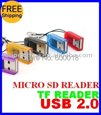 

free shipping 1000pcs micro sd sdhc Card TF Card Reader SPTR002 support 1GB 2GB 4GB 8GB 16GB 32GB 64GB