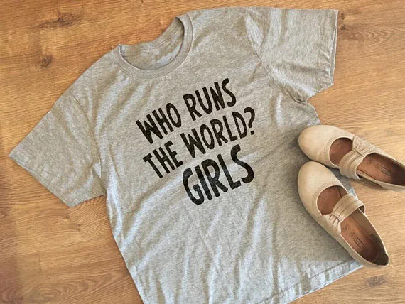 Who Runs The World Girl T-Shirt Casual Letter Tumblr Shirt Girl Powrt Grunge Tee Graphic Funny Aesthetic Tops Quote Gray t shirt
Who Runs The World Girl T-Shirt Casual Letter Tumblr Shirt Girl Powrt Grunge Tee Graphic Funny Aesthetic Tops Quote Gray t shirt