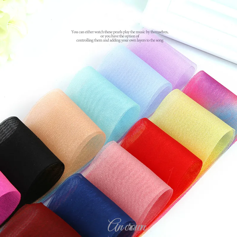 60mm Sheer Crystal Organza Tulle Roll Gift Box Packaging Ribbon Wedding Birthday Party Decor Arts Carft Packing Material (50M)
60mm Sheer Crystal Organza Tulle Roll Gift Box Packaging Ribbon Wedding Birthday Party Decor Arts Carft Packing Material (50M)