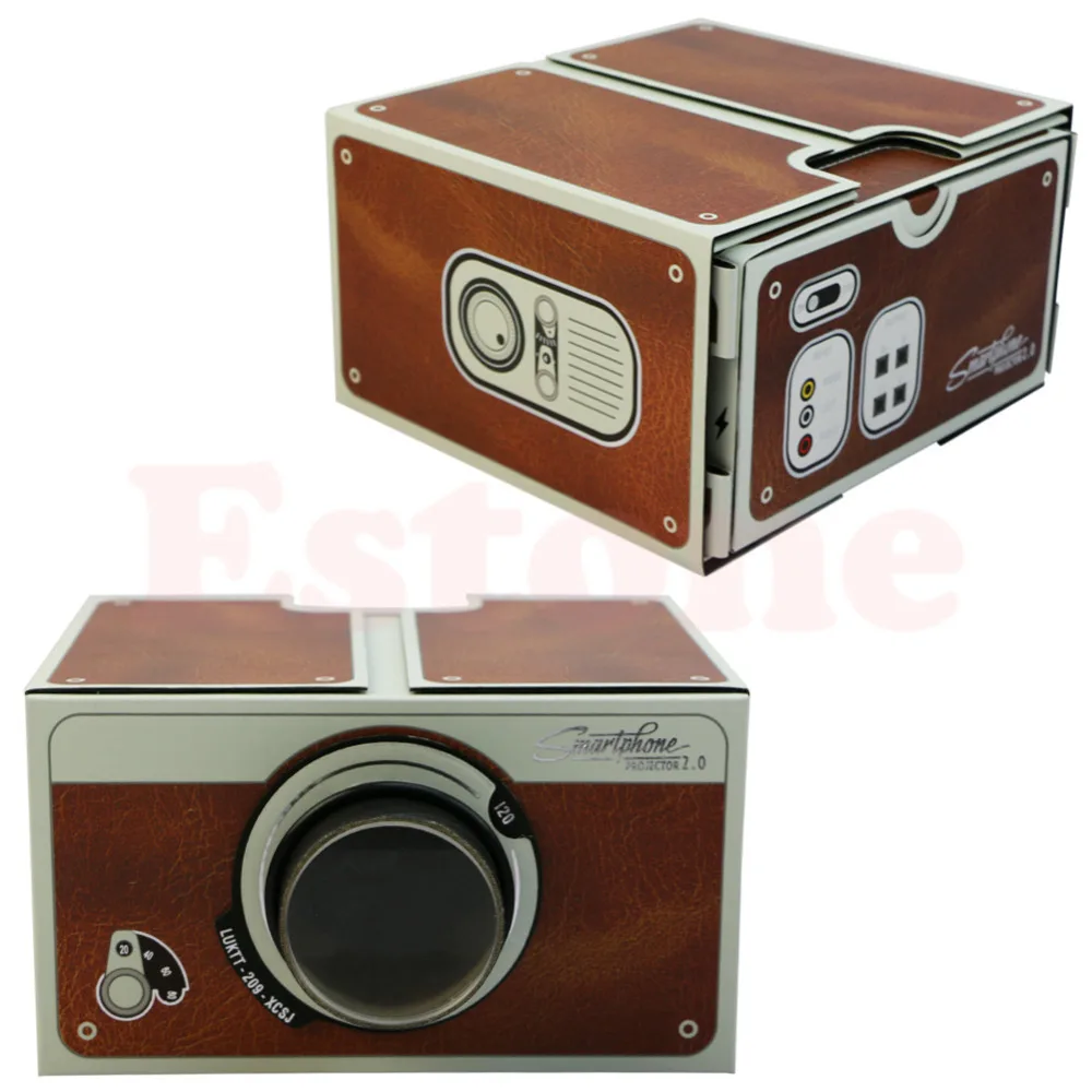 Portable Cardboard Smartphone Projector 2.0 / Assembled Phone Projector Cinema Drop Shipping
Portable Cardboard Smartphone Projector 2.0 / Assembled Phone Projector Cinema Drop Shipping