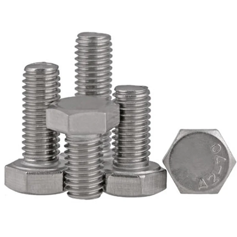 4pcs M8 Hexagon Screw 304 stainless steel Full tooth hex screws DIN933 hexagons bolt 12mm-55mm Length
4pcs M8 Hexagon Screw 304 stainless steel Full tooth hex screws DIN933 hexagons bolt 12mm-55mm Length