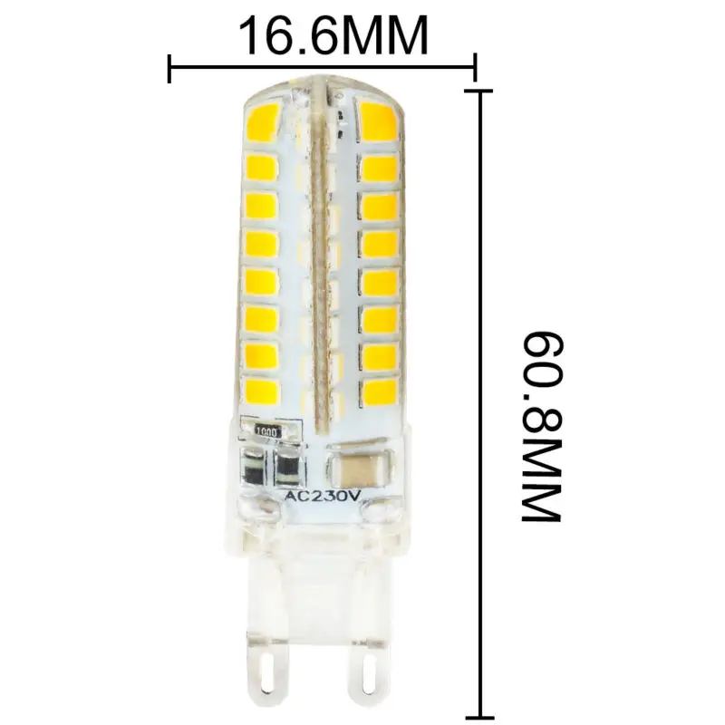 16 Pack LED G9 220V 240V 9W AC LED Tower Light Bulb 64 2835 Led Silicon Crystal Spot Light Lamp White Warm White
16 Pack LED G9 220V 240V 9W AC LED Tower Light Bulb 64 2835 Led Silicon Crystal Spot Light Lamp White Warm White
