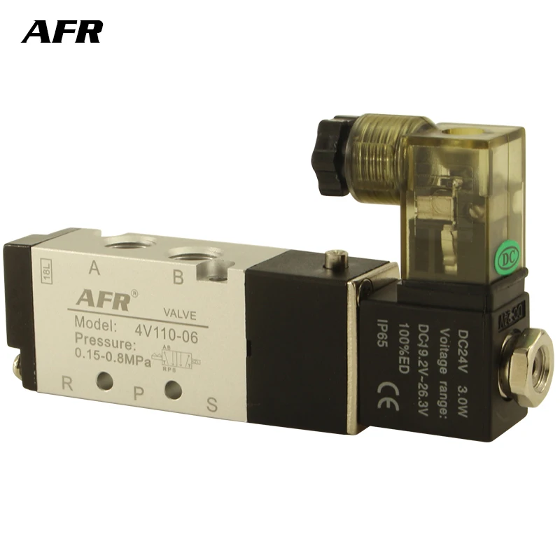 Air Solenoid Valve 5 Way Port 2 Position Gas Pneumatic Electric Magnetic Valve 12V 24V 220V 4V110-06 port 1/8" Solenoid Valve
Air Solenoid Valve 5 Way Port 2 Position Gas Pneumatic Electric Magnetic Valve 12V 24V 220V 4V110-06 port 1/8" Solenoid Valve