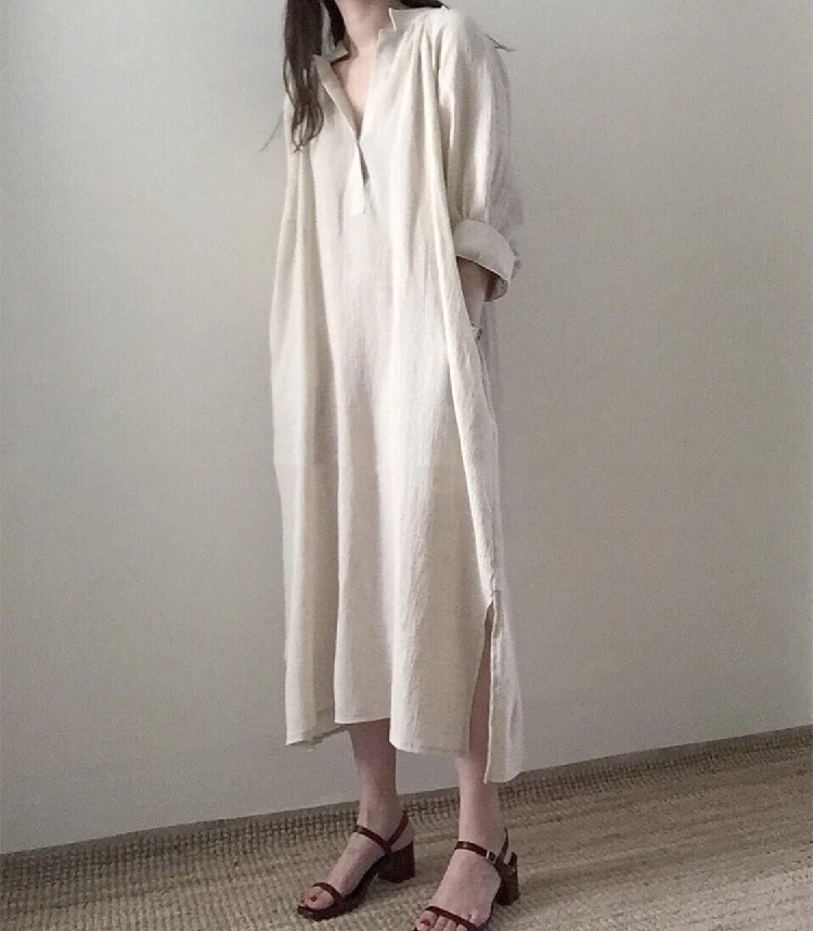 korean and japaness Style Fashion Women Pleated Hemp cotton linen fall dress plus size
korean and japaness Style Fashion Women Pleated Hemp cotton linen fall dress plus size
