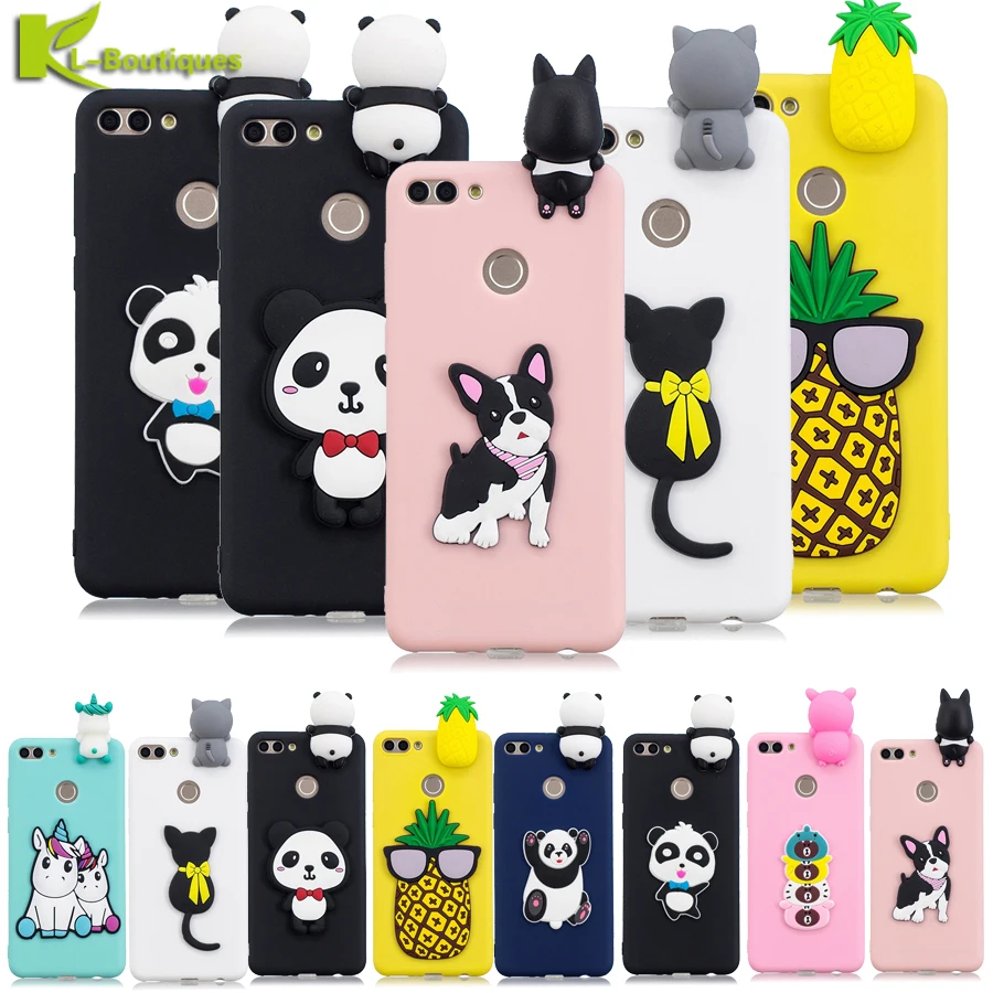 Чехол для Huawei Y9 2018 чехол Enjoy 8 Plus мягкая задняя крышка из ТПУ с 3D рисунком Y 9 чехлы