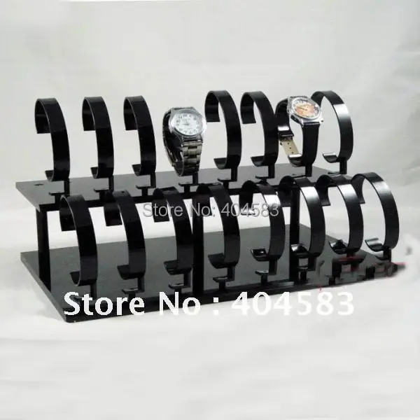 Free shipping 16 Slot Black Acrylic Watch Display Stand Rack Holder tabletop show stand Rack
Free shipping 16 Slot Black Acrylic Watch Display Stand Rack Holder tabletop show stand Rack