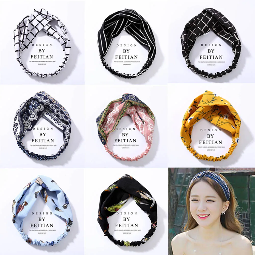Vintage Cross Knot Elastic Hairband Women Twisted Headband Floral Turban Korean Style Headwrap Hair Accessories
Vintage Cross Knot Elastic Hairband Women Twisted Headband Floral Turban Korean Style Headwrap Hair Accessories