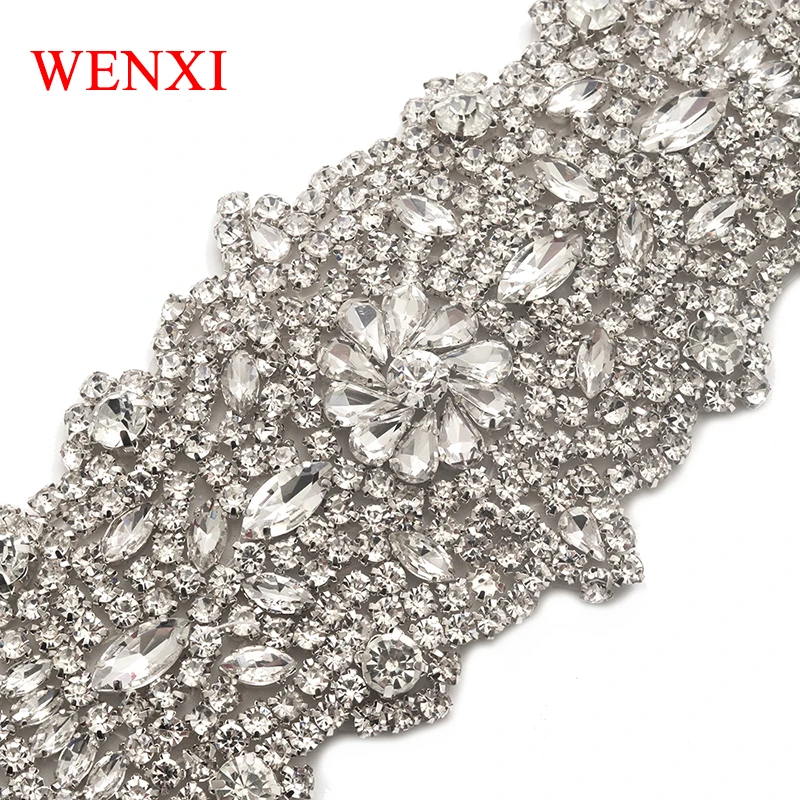 WENXI 5 шт. пояс для платья невесты прозрачный серебряный стразы аппликация аксессуар для «сделай сам» пояс для свадебного платья WX859
WENXI 5 шт. пояс для платья невесты прозрачный серебряный стразы аппликация аксессуар для «сделай сам» пояс для свадебного платья WX859