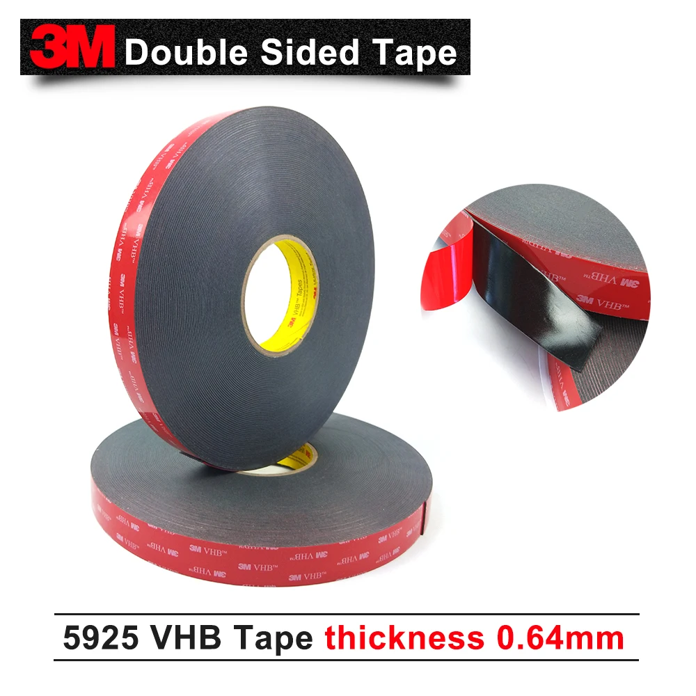 100% Original Guarantee 3M tape VHB 5925 high sticky acrylic adhesive foam tape/12mm*33M/5rolls/lot/ thickness is 0.64MM
100% Original Guarantee 3M tape VHB 5925 high sticky acrylic adhesive foam tape/12mm*33M/5rolls/lot/ thickness is 0.64MM