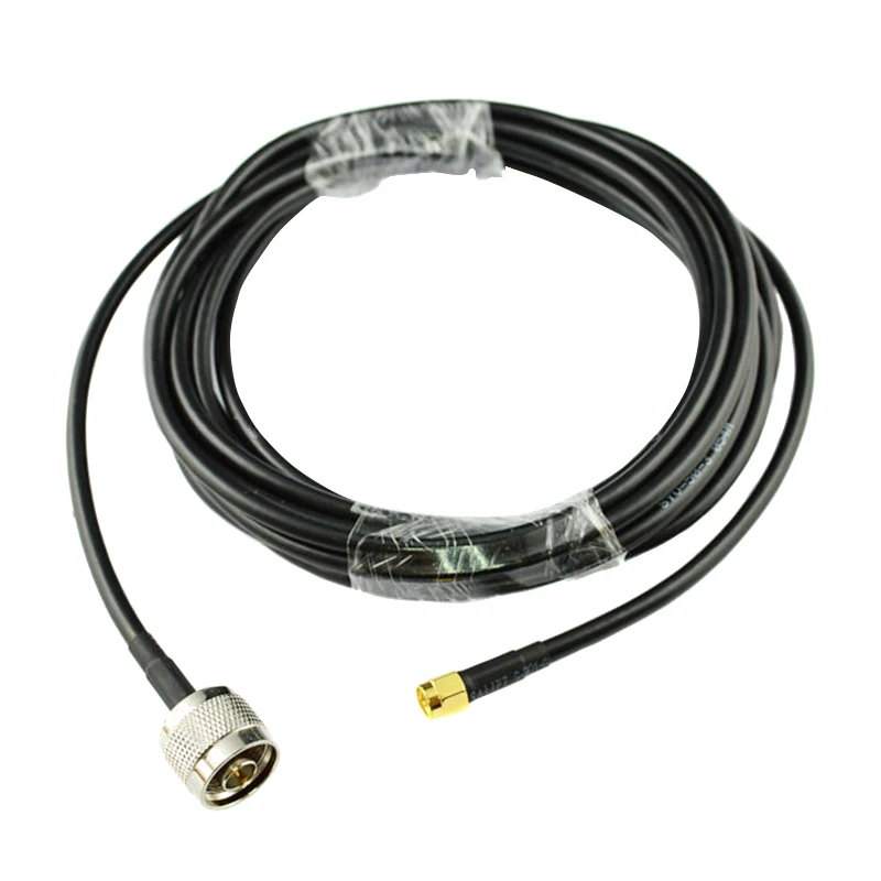 RG58 Straight SMA Male Plug to N Male Plug Connector Extension Cable 5M UY8
RG58 Straight SMA Male Plug to N Male Plug Connector Extension Cable 5M UY8