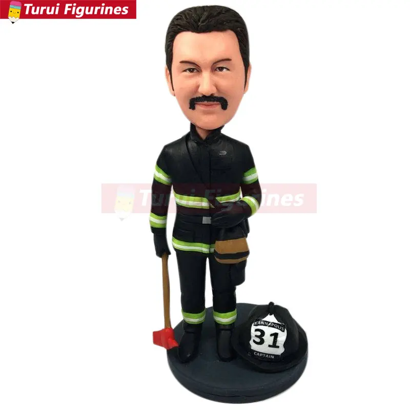 Firefighter Bobble Head Personalized Fireman Gift Firefighter Clay Figurines Firefighter Birthday Cake Topper Husband Boyfriend
Firefighter Bobble Head Personalized Fireman Gift Firefighter Clay Figurines Firefighter Birthday Cake Topper Husband Boyfriend