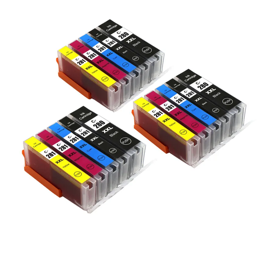 10PCS BLOOM PGI-280 CLI-281 PGI280 280 281 compatible ink cartridge for canon PIXMA TR7520 TR8520 TS6120 TS8120 TS9120 Printer
10PCS BLOOM PGI-280 CLI-281 PGI280 280 281 compatible ink cartridge for canon PIXMA TR7520 TR8520 TS6120 TS8120 TS9120 Printer