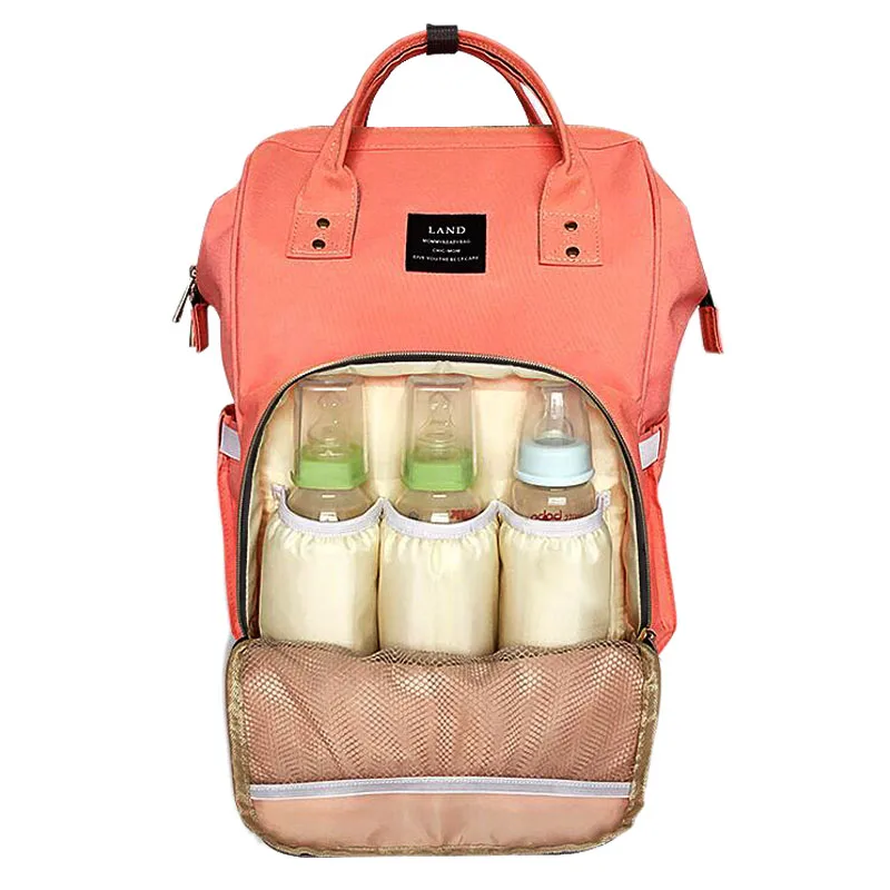 LAND Diaper Bag Mummy Maternity Nappy Bag Brand Large Capacity Baby Bag Travel Backpack Desiger Nursing Bag for Baby Care
LAND Diaper Bag Mummy Maternity Nappy Bag Brand Large Capacity Baby Bag Travel Backpack Desiger Nursing Bag for Baby Care