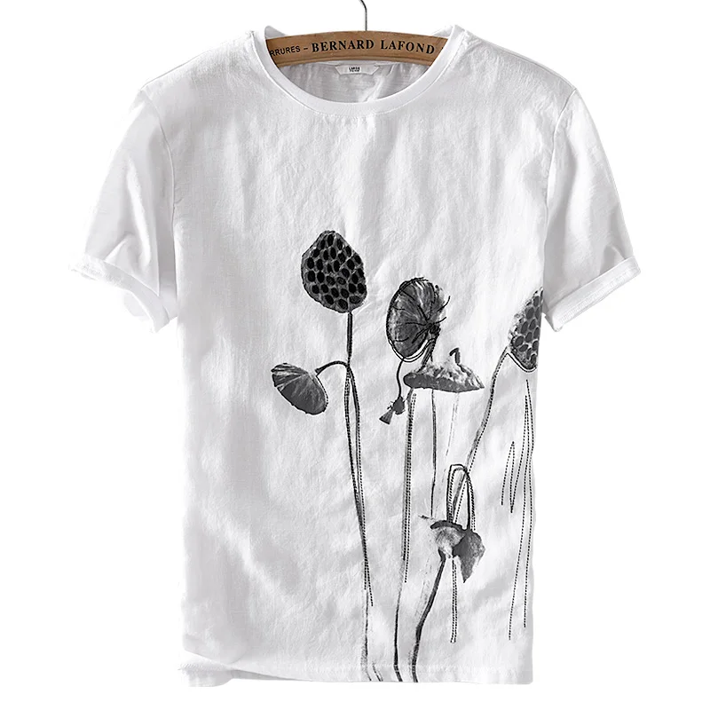 2019 Chinese style linen short-sleeved t-shirt men summer casual white t shirt for men fashion tops tshirt male camisa chemise
2019 Chinese style linen short-sleeved t-shirt men summer casual white t shirt for men fashion tops tshirt male camisa chemise