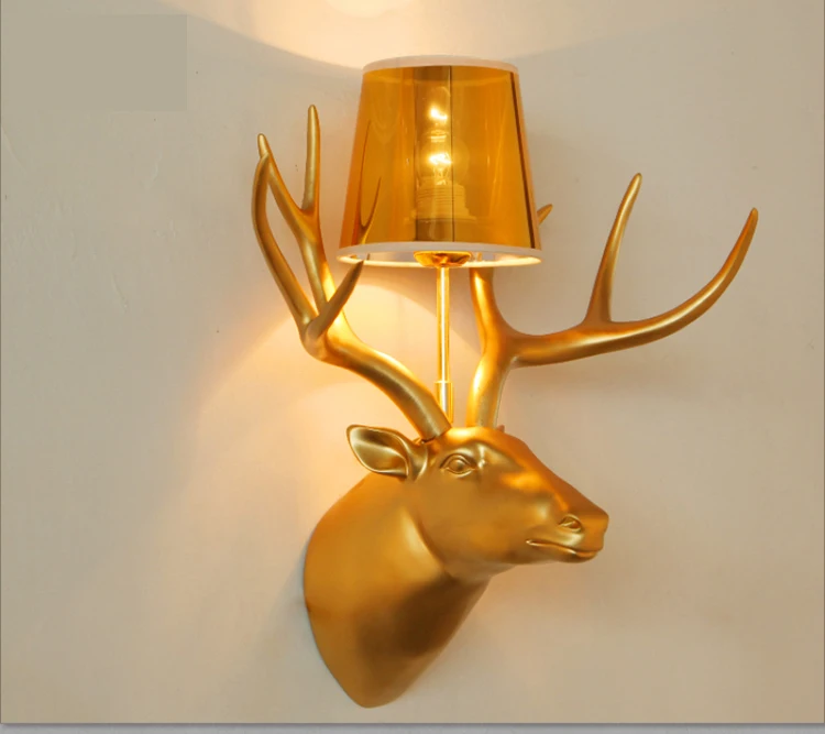 Wall Lamp Retro Resin Deer Horn Lamp horse head lamp Home Decoration Luxurious Lighting Vintage Indoor Bedside Home Luminaire
Wall Lamp Retro Resin Deer Horn Lamp horse head lamp Home Decoration Luxurious Lighting Vintage Indoor Bedside Home Luminaire