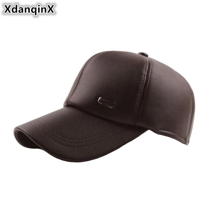 XdanqinX Men's Winter Hat Plus Velvet Thick Warm Baseball Cap Simple Casual Earmuffs Hats For The Elderly Men Snapback Dad's Cap
XdanqinX Men's Winter Hat Plus Velvet Thick Warm Baseball Cap Simple Casual Earmuffs Hats For The Elderly Men Snapback Dad's Cap