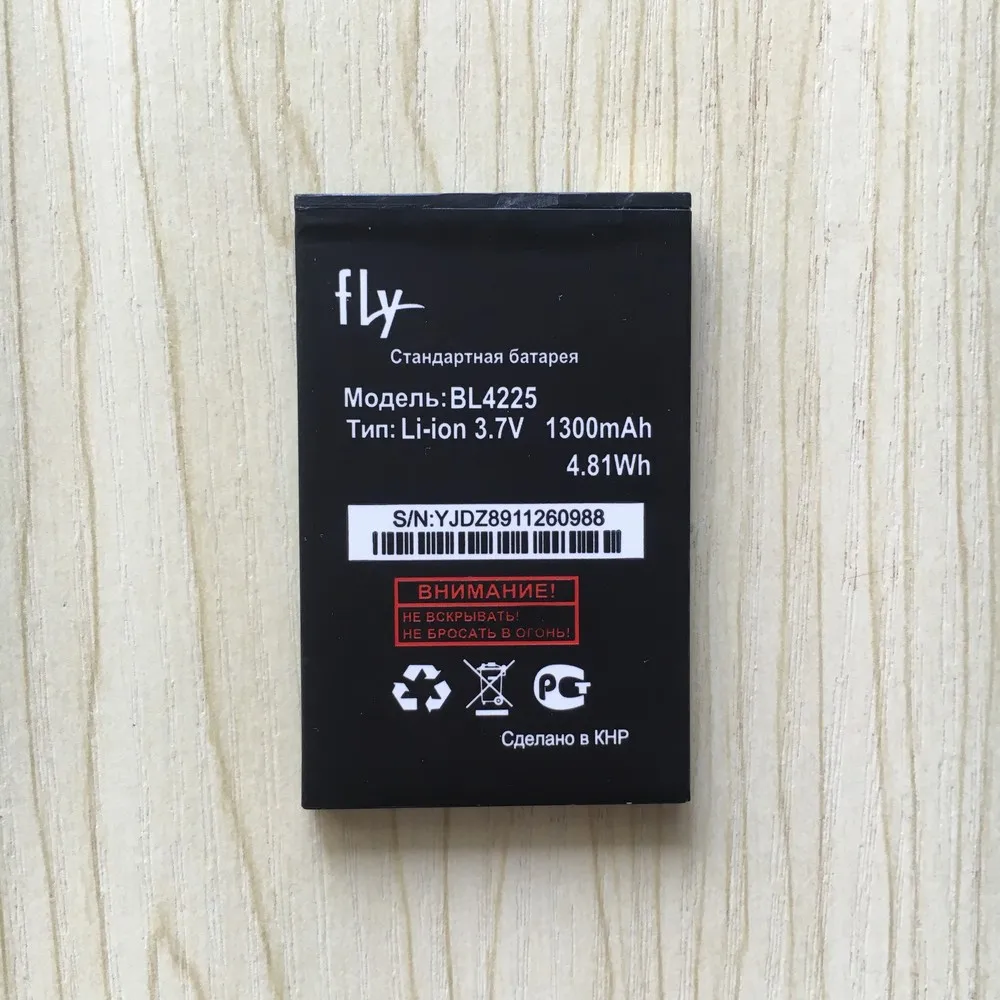 Аккумулятор для fly 120A 1300 мАч 13Q1C DS107 DS120 BL4225 мобильный телефон + трек-код | Мобильные