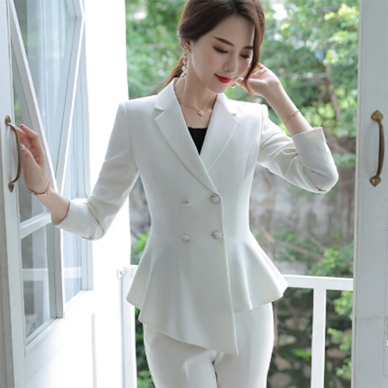 New Black Workwear Small 2 piece Professional Suit Women's Suit Coat New Autumn and Winter Women's office lady Suit set
New Black Workwear Small 2 piece Professional Suit Women's Suit Coat New Autumn and Winter Women's office lady Suit set