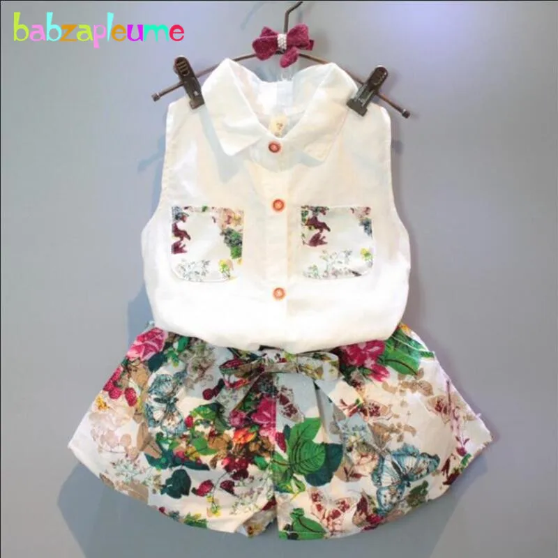 2PCS/2-6Years/Summer Korean Children's Clothes Costume For Kids Suit Sleeveless White T-shirt+Shorts Toddler Clothing Set BC1118
2PCS/2-6Years/Summer Korean Children's Clothes Costume For Kids Suit Sleeveless White T-shirt+Shorts Toddler Clothing Set BC1118