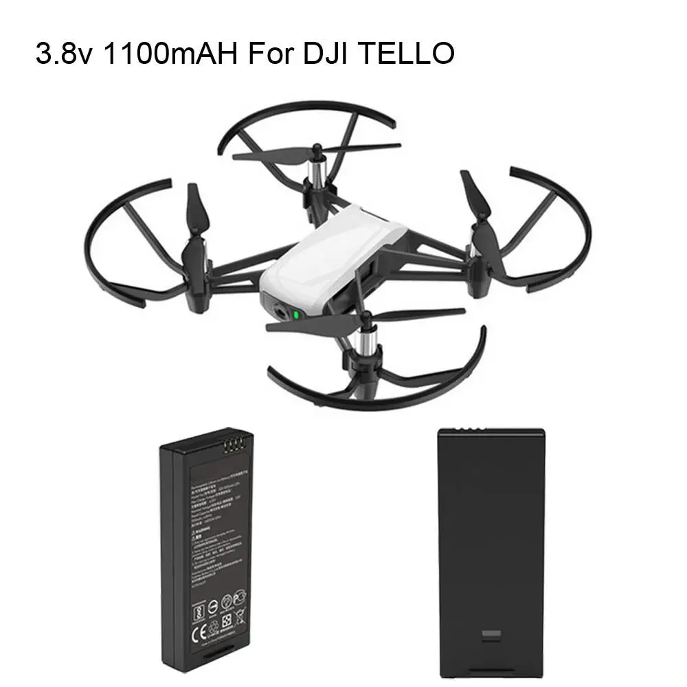 Аксессуары для летной батареи DJI Tello 1100 мАч 3 8 в дрона летающий аккумулятор