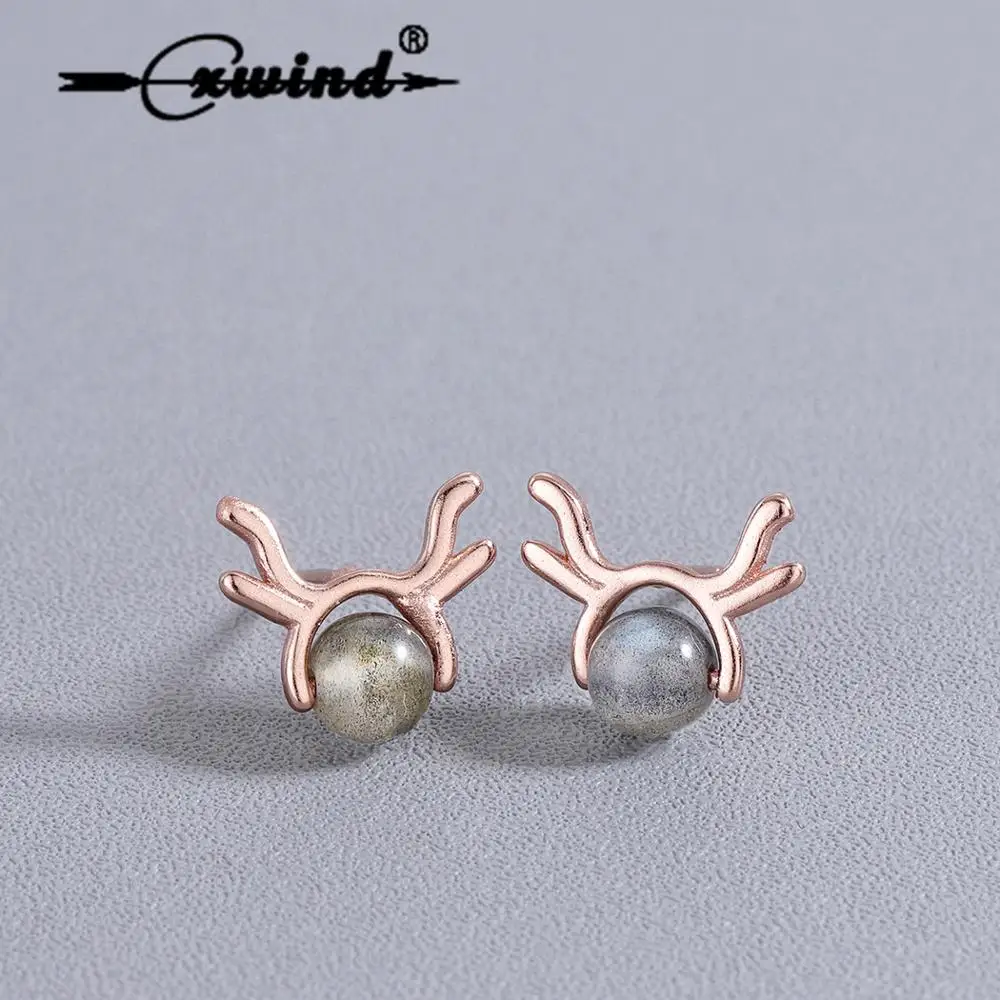 Cxwind Antler Ear Nails Inlaid Strawberry Crystal Stone Stud Earring Deer Head Elk Earrings Girl Birthday Christmas Gift
Cxwind Antler Ear Nails Inlaid Strawberry Crystal Stone Stud Earring Deer Head Elk Earrings Girl Birthday Christmas Gift