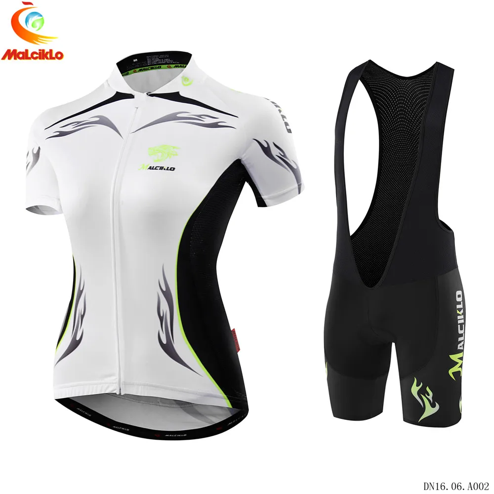 2018 г. MALCIKLO Женский комплект из Джерси для велоспорта Ropa Ciclismo дышащая одежда с