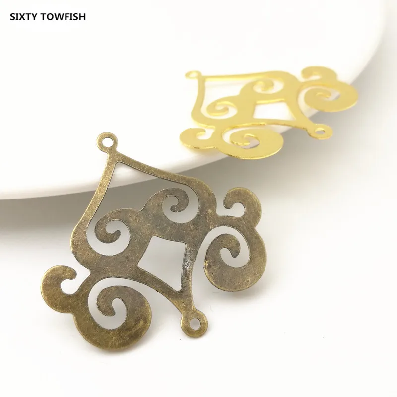 20 Pieces 33*31mm Antique bronze Metal Filigree Cloud Flower Slice Charms base Setting Jewelry DIY Components Findings
20 Pieces 33*31mm Antique bronze Metal Filigree Cloud Flower Slice Charms base Setting Jewelry DIY Components Findings