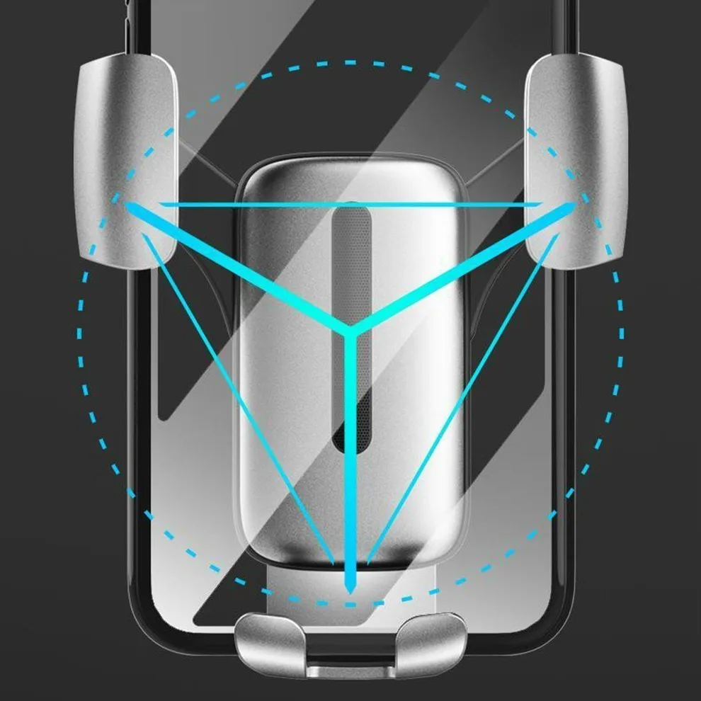 Гравитационный автомобильный держатель Vogek подставка для iPhone Samsung телефона с