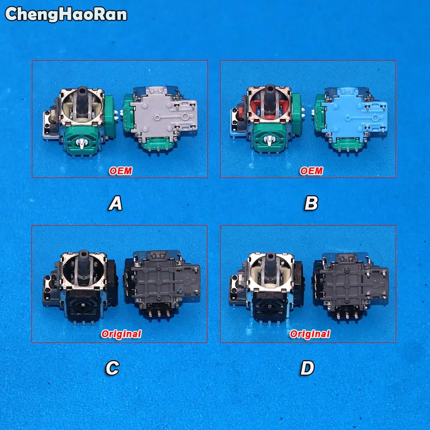 ChengHaoRan 2pcs 3D Joystick Analog Axis Sensor Module Potentiometer Replacement For PS4 For Xbox One Controller,3 Pins
ChengHaoRan 2pcs 3D Joystick Analog Axis Sensor Module Potentiometer Replacement For PS4 For Xbox One Controller,3 Pins