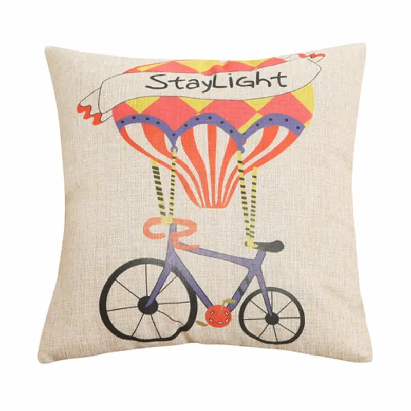 45x45cm Cushion Cover Colorful Hot Air Balloon Pillow Case Cotton Linen Cushion Home Decorative Pillow Cover
45x45cm Cushion Cover Colorful Hot Air Balloon Pillow Case Cotton Linen Cushion Home Decorative Pillow Cover