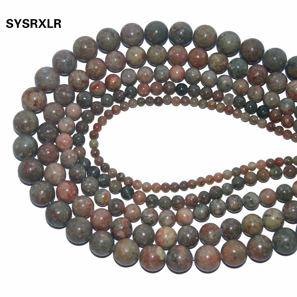 Wholesale Natural Stone Unakite Round Loose Beads For Jewelry Making DIY Bracelet Necklace Material 4/6/8/10/12 MM Strand 15''
Wholesale Natural Stone Unakite Round Loose Beads For Jewelry Making DIY Bracelet Necklace Material 4/6/8/10/12 MM Strand 15''