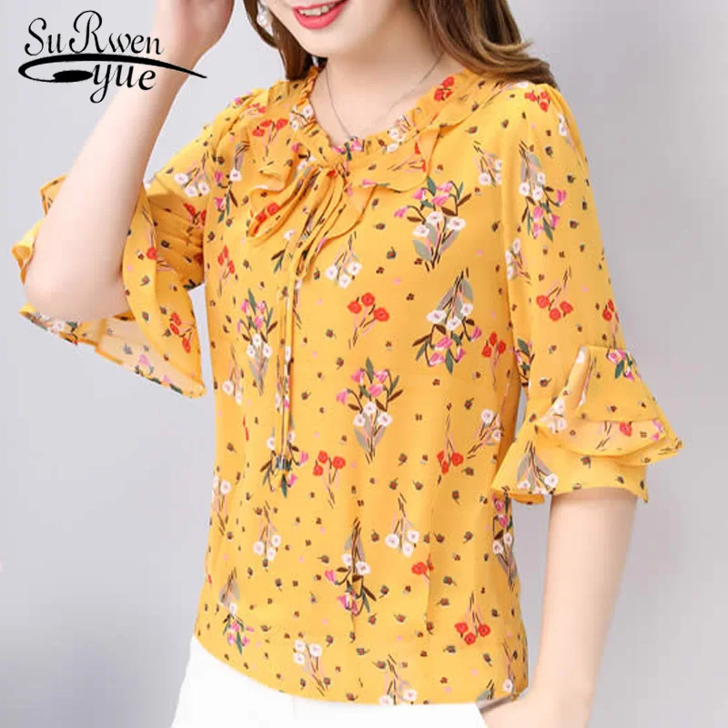 women's summer blouses women clothes 2021 flare sleeve print chiffon blouse women shirt plus size ladies tops women tops 4225 50
women's summer blouses women clothes 2021 flare sleeve print chiffon blouse women shirt plus size ladies tops women tops 4225 50