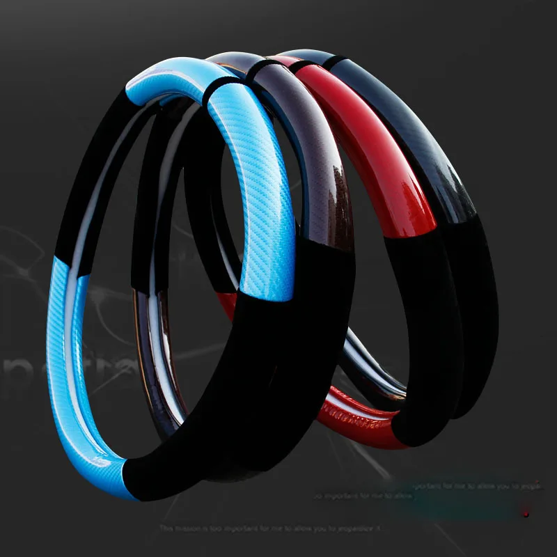 KKYSYELVA Steering-Wheel Black Car Sport Steering Wheel Cover Leather Steering Covers Universal 38CM wheel cover
KKYSYELVA Steering-Wheel Black Car Sport Steering Wheel Cover Leather Steering Covers Universal 38CM wheel cover