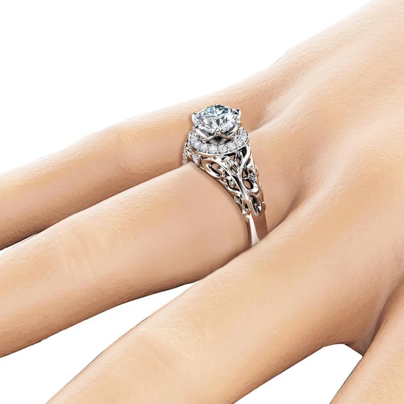 OMHXZJ Wholesale European Fashion Woman Man Party Wedding Gift Silver Round AAA Zircon 925 Sterling Silver Ring RR145
OMHXZJ Wholesale European Fashion Woman Man Party Wedding Gift Silver Round AAA Zircon 925 Sterling Silver Ring RR145