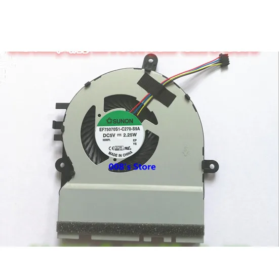 Brand New Laptop CPU Cooler Fan For ASUS X302 X302L X302LA X302LJ EF75070S1-C270-S9A DC 5V 2.25W
Brand New Laptop CPU Cooler Fan For ASUS X302 X302L X302LA X302LJ EF75070S1-C270-S9A DC 5V 2.25W