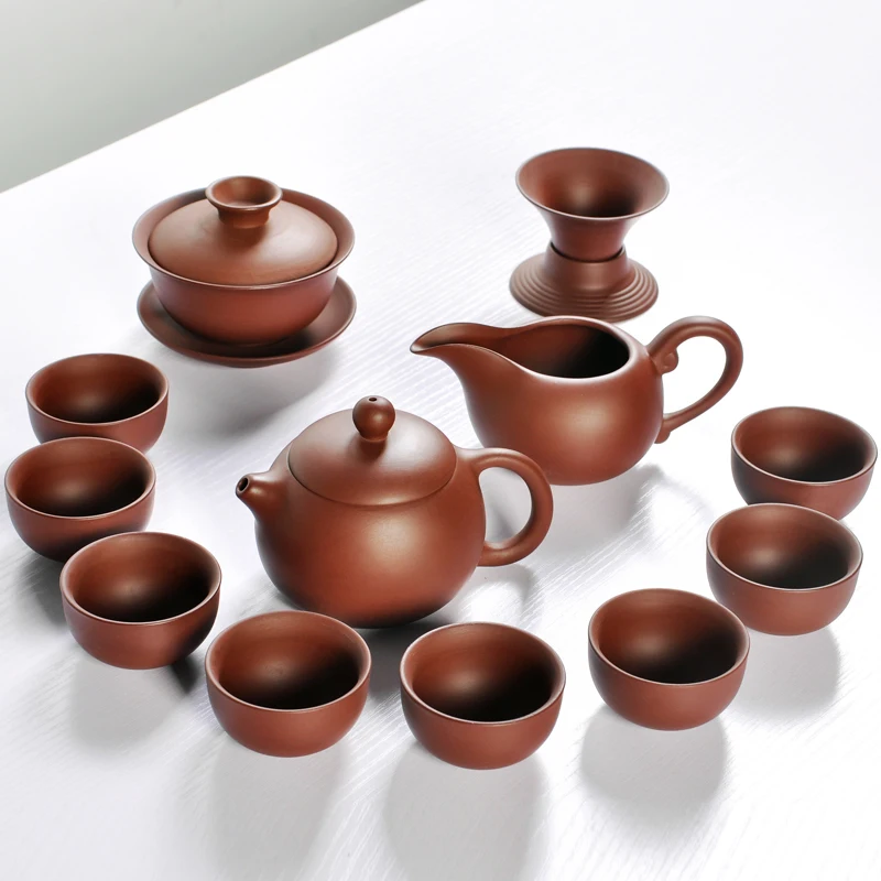 Hot Sale Ceramic Purple Clay Tea Set Chinese Drinkware High Quality Kung Fu Pot Infuser Xishi Gaiwan Teapot Serving Cup Teacup
Hot Sale Ceramic Purple Clay Tea Set Chinese Drinkware High Quality Kung Fu Pot Infuser Xishi Gaiwan Teapot Serving Cup Teacup