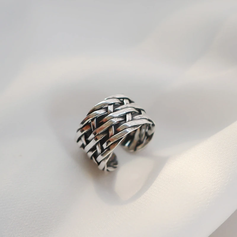 Handmade Braided Knit 925 Sterling Silver Boho Eternity Unisex Wedding Band Womens Mens Wide Rings Jewelry Gift for Her
Handmade Braided Knit 925 Sterling Silver Boho Eternity Unisex Wedding Band Womens Mens Wide Rings Jewelry Gift for Her