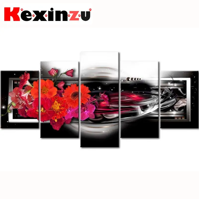 5pcs Full Square/Round Drill 5D DIY Diamond Painting Cross Stitch"Flower Home" Multi-picture Combination Embroidery Decor Home 7
5pcs Full Square/Round Drill 5D DIY Diamond Painting Cross Stitch"Flower Home" Multi-picture Combination Embroidery Decor Home 7