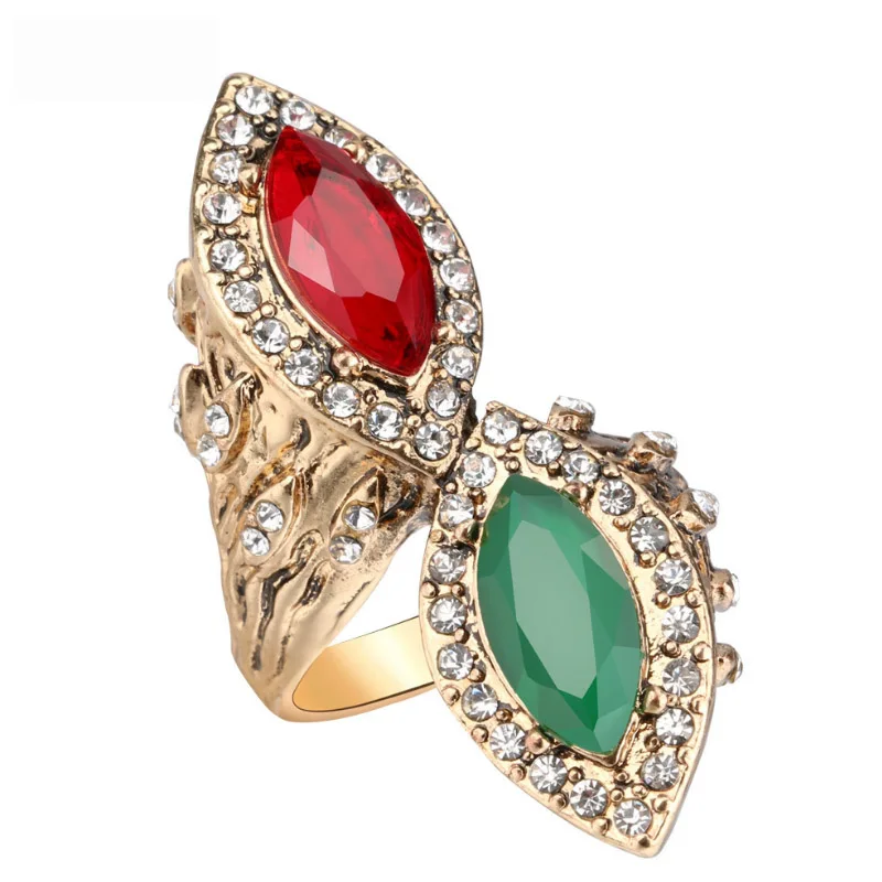 Big Red Green Cubic Zircon Wedding Knuckle Rings for Women Gold Color Crystal Finger Ring Boho Antique Female Jewelry
Big Red Green Cubic Zircon Wedding Knuckle Rings for Women Gold Color Crystal Finger Ring Boho Antique Female Jewelry