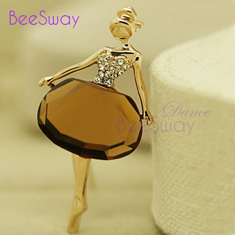 Brown Dancing Ballerina Ballet girls Brooch Blue dance Breastpin Stainless Ballet dance Gift Crystal drill Souvenir Accessories
Brown Dancing Ballerina Ballet girls Brooch Blue dance Breastpin Stainless Ballet dance Gift Crystal drill Souvenir Accessories