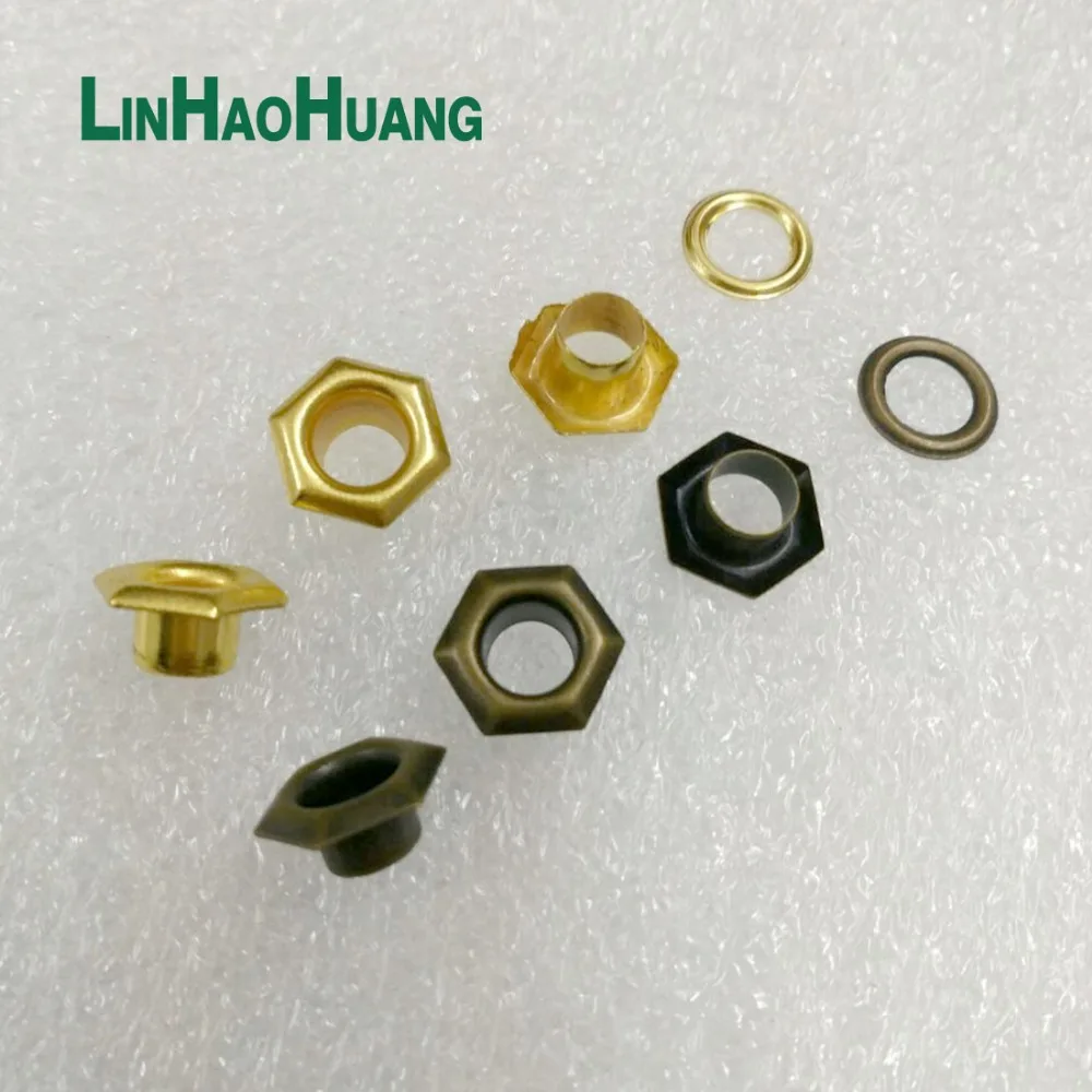 100sets/lot metal eyelets with washer hexagon / sexangle metal grommets for garments shoes free shipping 2015062603
100sets/lot metal eyelets with washer hexagon / sexangle metal grommets for garments shoes free shipping 2015062603