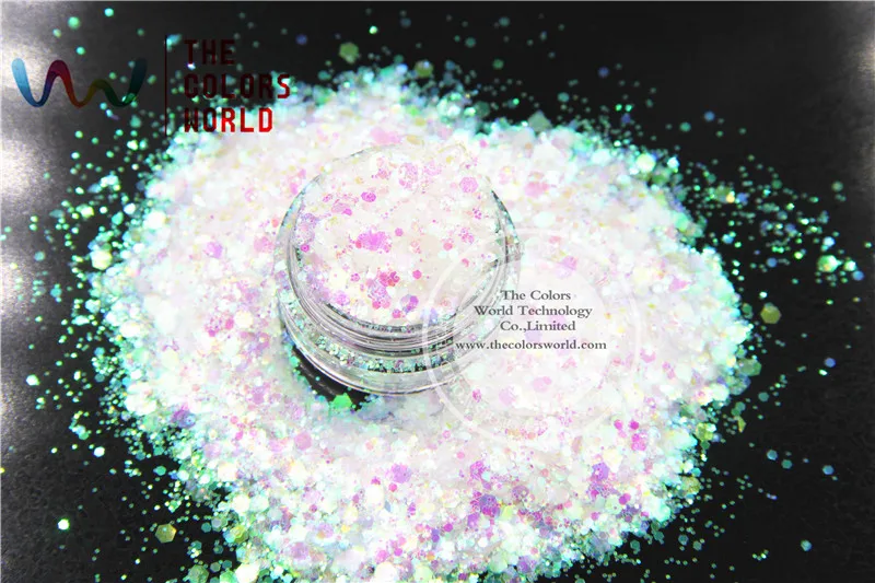 TCR322-H1 White color with bullion iridescent Red Green light Colorful Hexagon shapes Glitter for nail art Holiday's decoration
TCR322-H1 White color with bullion iridescent Red Green light Colorful Hexagon shapes Glitter for nail art Holiday's decoration