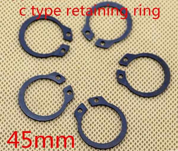 25pcs/lot m45 45mm C type snap ring ,C type retaining clip ring washer alloy steel
25pcs/lot m45 45mm C type snap ring ,C type retaining clip ring washer alloy steel