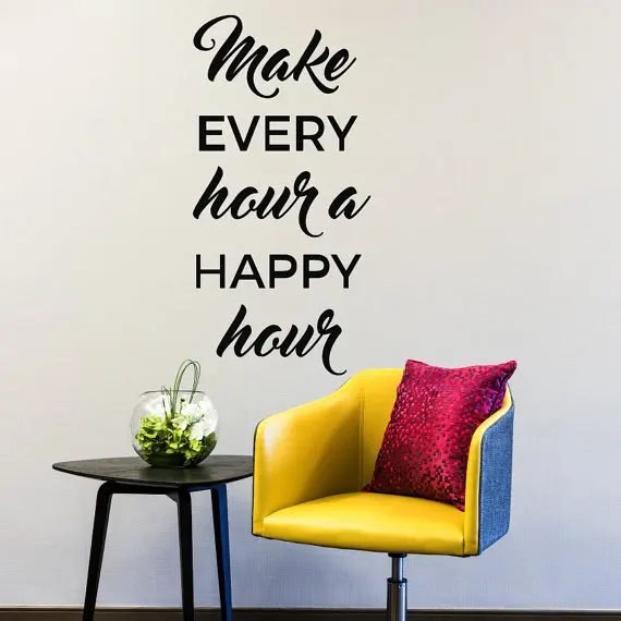 Make every hour Wall Stickers Lettering Vinyl Wall Decal Mural Home Decor Art home decoration
Make every hour Wall Stickers Lettering Vinyl Wall Decal Mural Home Decor Art home decoration