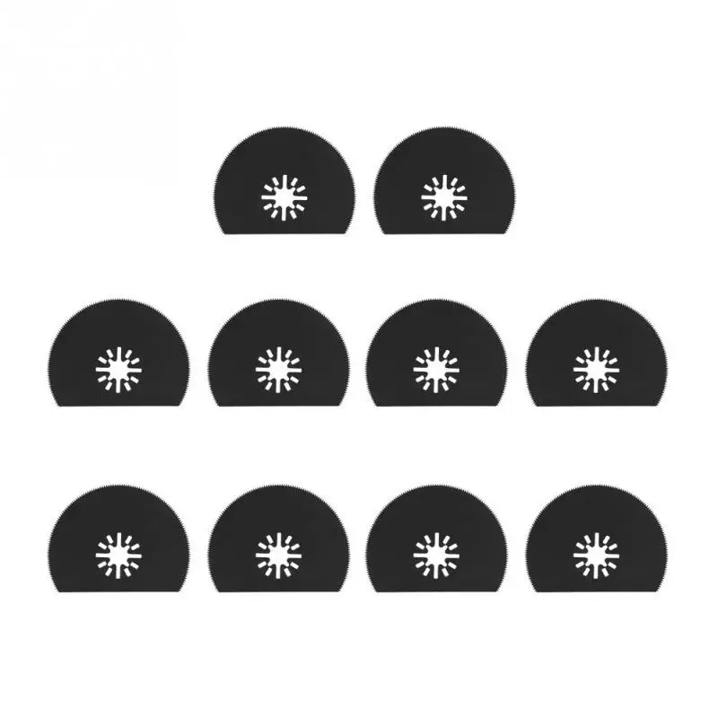 10PCS 80mm High Carbon Steel Semi-circular Saw Blade Segmented Oscillating Multi Tools
10PCS 80mm High Carbon Steel Semi-circular Saw Blade Segmented Oscillating Multi Tools