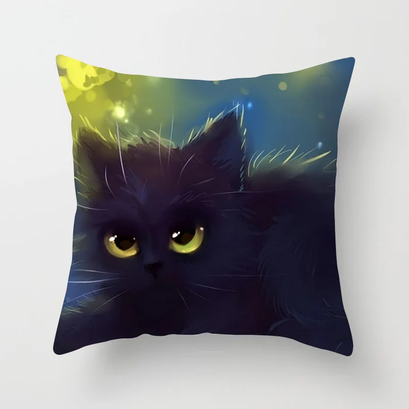 45*45cm New Square Decorative Throw Pillow Case Cartoon Cat Pattern Lovers Interesting Pillowcase For Home Pillow Cover
45*45cm New Square Decorative Throw Pillow Case Cartoon Cat Pattern Lovers Interesting Pillowcase For Home Pillow Cover