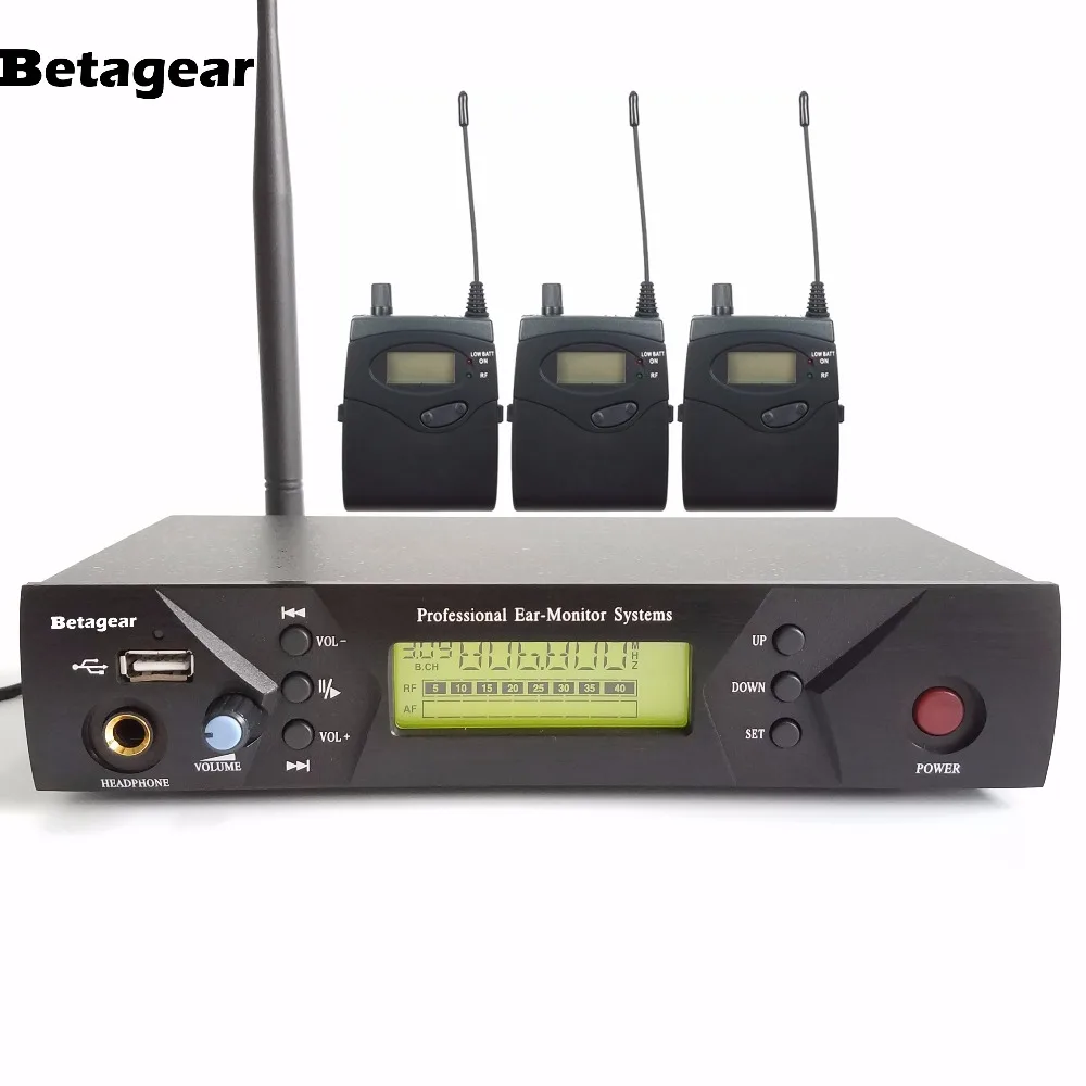 Betagear Pro In ear Monitor System IEM 510 3 Receivers 1 Transmitter 150M Digital Wireless Monitor System For Stage Performance
Betagear Pro In ear Monitor System IEM 510 3 Receivers 1 Transmitter 150M Digital Wireless Monitor System For Stage Performance
