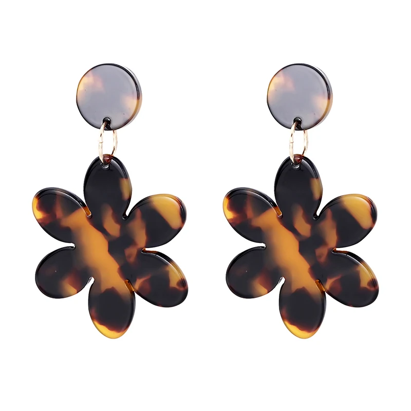 Vintage Acrylic Dangle Earrings For Women Leopard Tortoiseshell Big Flower Earrings Boho Elegant Jewelry Gifts For Women Brincos
Vintage Acrylic Dangle Earrings For Women Leopard Tortoiseshell Big Flower Earrings Boho Elegant Jewelry Gifts For Women Brincos
