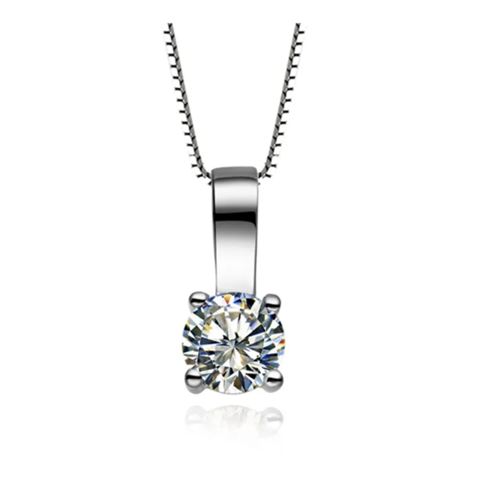 18inches White Gold Necklace Pendant G-H Moissanite Pendant Poisitive G18K AU750 Jewelry 1CT Retro Pendant Classic Moissanite
18inches White Gold Necklace Pendant G-H Moissanite Pendant Poisitive G18K AU750 Jewelry 1CT Retro Pendant Classic Moissanite